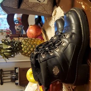 Harley Davidson black boots